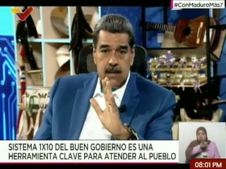 Pdte. Maduro: El 1X10 del Buen Gobierno superó el 90% de atención y solución de los casos en el país