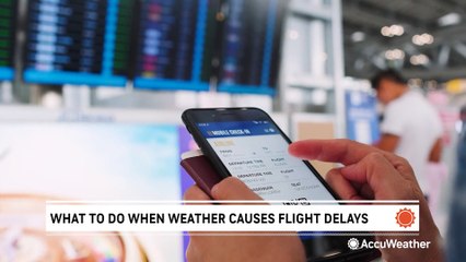 How to keep your trip on track when weather causes flight delays