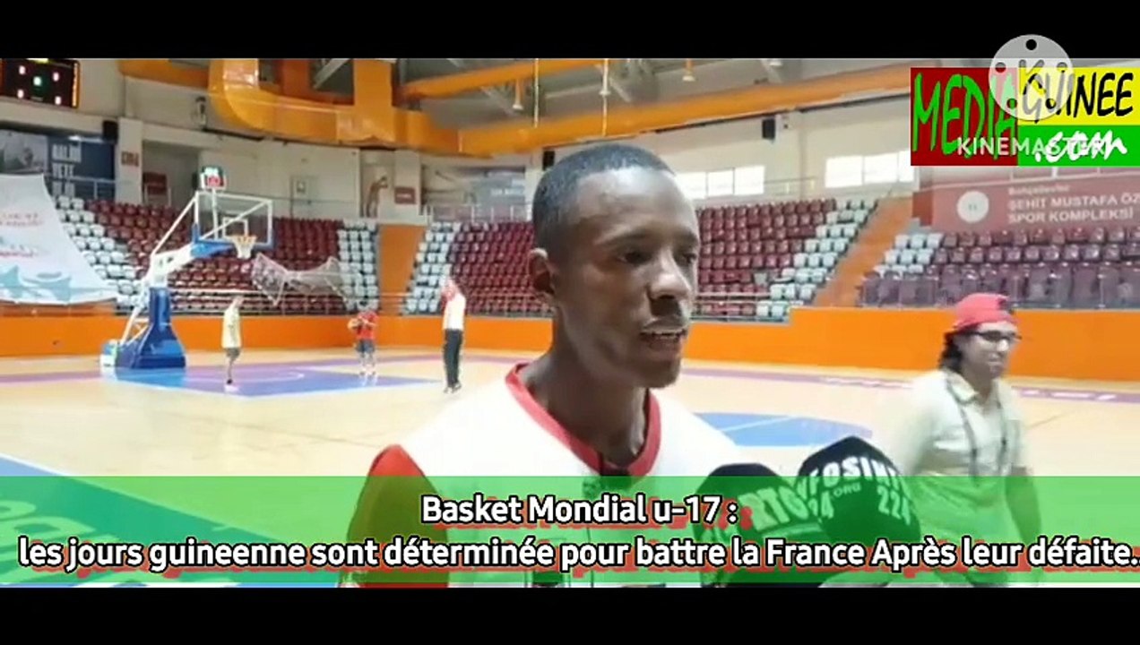 Basket Mondial u-17 : la Guinée va joué contre la France Après leur défaite.. .