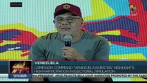 Authorities highlight great turnout for electoral drill in Venezuela