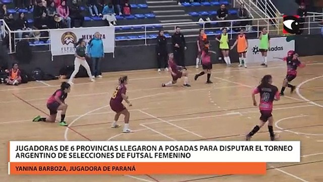 Jugadoras de 6 provincias llegaron a Posadas para disputar el Torneo Argentino de Selecciones de futsal femenino