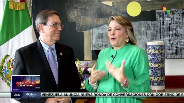Bruno Rodríguez: México y Cuba han tenido relaciones históricas de hermandad