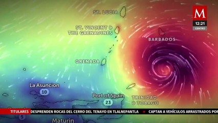 'Beryl' es el huracán más fuerte que jamás se haya formado en el Atlántico en junio