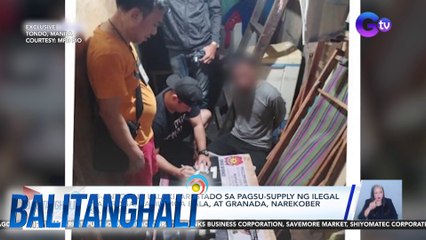 33-anyos na lalaki, arestado sa pagsu-supply ng ilegal na droga; baril, mga bala, at granada, narekober sa suspek | Balitanghali