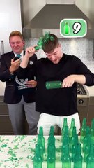 Bottle Head Smashing World Record Attempt