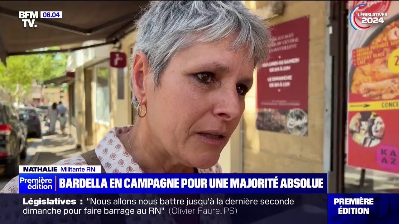 Législatives: Jordan Bardella et les militants RN repartent en campagne pour convaincre les indécis