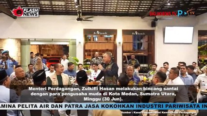 Mendag Zulkifli Hasan Bincang Santai Bersama Pengusaha Muda di Kota Medan
