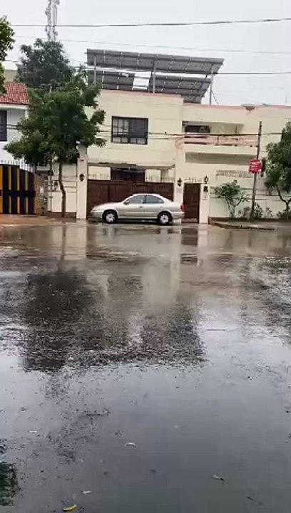 karachi rain view