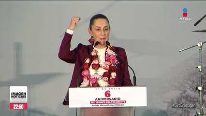 Sheinbaum encabeza celebración a seis años del triunfo de López Obrador