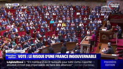 Législatives: les différents scénarios possibles en cas de majorité relative du RN