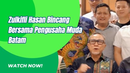 Zulkifli Hasan Bincang Bincang Bersama Pengusaha Muda Batam Dan Ini Yang Mereka Bicarakan