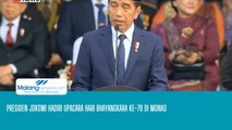 Presiden Jokowi Hadiri Upacara Hari Bhayangkara Ke-78 di Monas