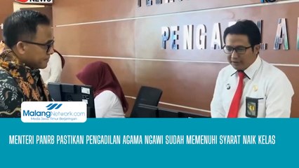 Menteri PANRB Pastikan Pengadilan Agama Ngawi Sudah Memenuhi Syarat Naik Kelas