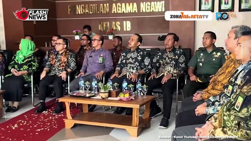 MENTERI PANRB PASTIKAN PENGADILAN AGAMA NGAWI SUDAH MEMENUHI SYARAT NAIK KELAS