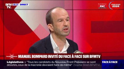 Législatives: Manuel Bompard affirme "qu'entre 40 et 50 candidats" insoumis se sont retirés pour le second tour