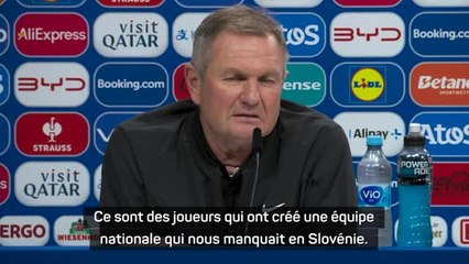 Slovénie - Kek : "Ce sont des joueurs qui ont créé une équipe nationale qui nous manquait"