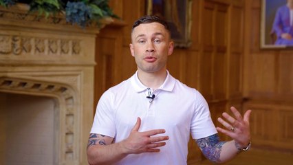 Carl Frampton QUB graduation message