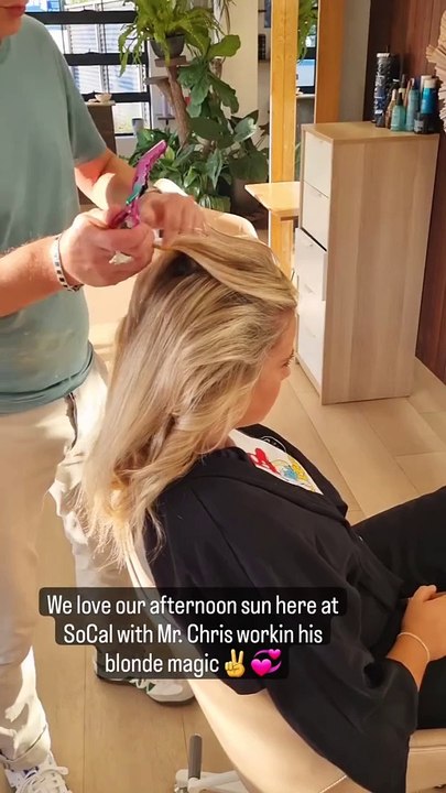 Blonde Magic At SoCal Salon