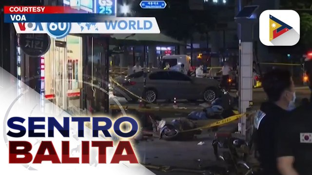 Siyam patay, apat sugatan matapos araruhin ng sasakyan sa Seoul, South Korea