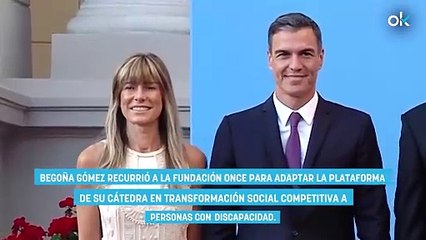 Begoña Gómez utilizó a la ONCE para adaptar a los discapacitados ‘su’ web pagada por la Complutense