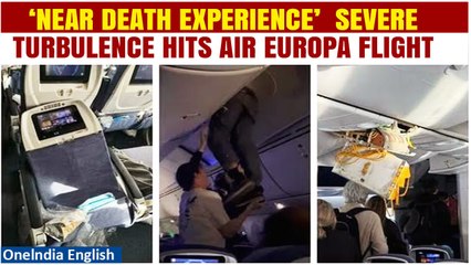 SHOCKING! Turbulence on Air Europa Flight Throws Man Into Overhead Bin, 30 Injured | Watch