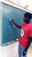 Japan Brasil Canada Philipines All in Africa