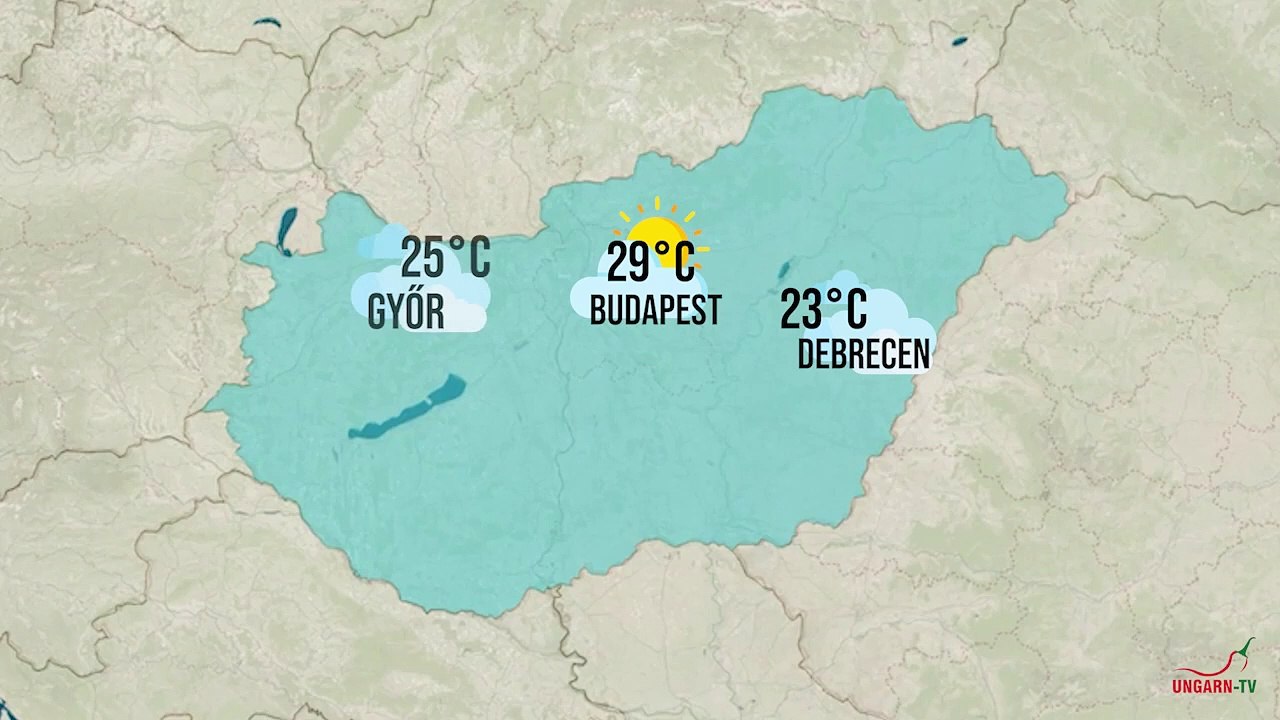 Das Reisewetter in Ungarn am 03.07.2024.