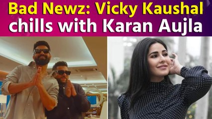 Bad Newz: Vicky Kaushal chills with Karan Aujla