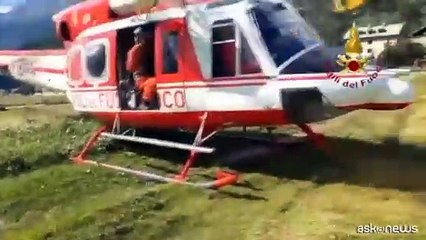 Continua l'evacuazione di turisti bloccati in Val d'Aosta a Cogne