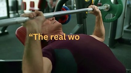 “The real workout starts when you want to stop"