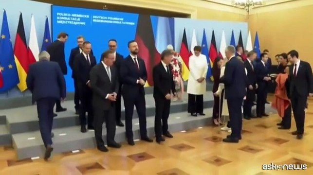 Germania-Polonia, foto di famiglia per visita di Scholz a Varsavia