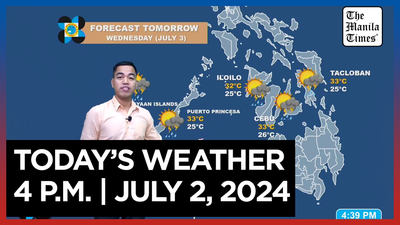 Today's Weather, 4 P.M. | July 2, 2024