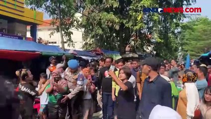 Momen Gibran Rakabuming Blusukan ke Pasar Manggis Jaksel, Raffi Ahmad Ikutan