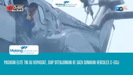 Pasukan Elite TNI AU Kopasgat, Siap Diterjunkan Ke Gaza Gunakan Hercules C-130J