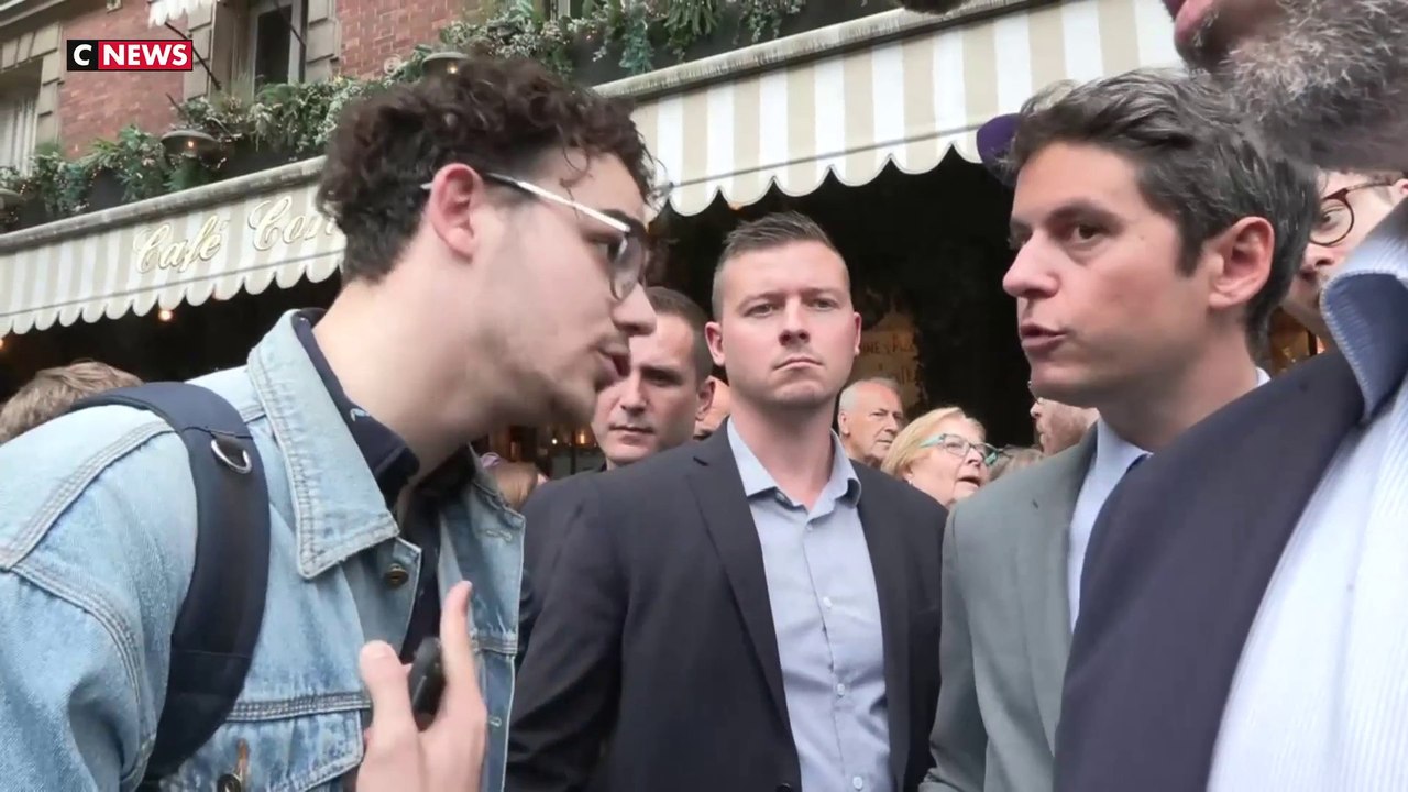 «Vous n'êtes pas capable de donner une consigne de vote claire» : Gabriel Attal interpellé par un étudiant à Paris