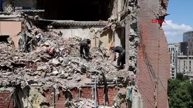 Rusya, Dnipro kentini vurdu: 2 ölü, 12 yaralı