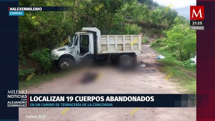 Fiscalía de Chiapas confirma hallazgo de 19 cuerpos asesinados por el cártel de Sinaloa