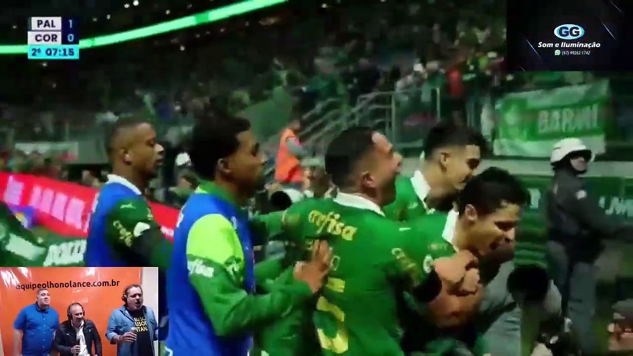 Gols - Palmeiras 2 x Corinthians 0 - 01/07/2024 - Brasileirão