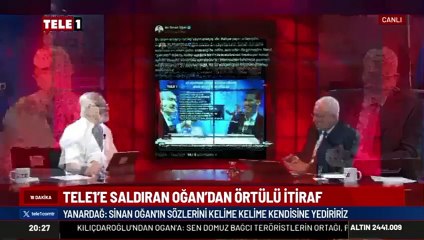 Sinan Oğan'ın Tele1'e saldırması