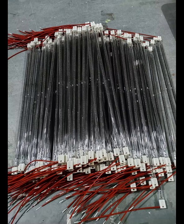 clear  infrared heat lamp for heating