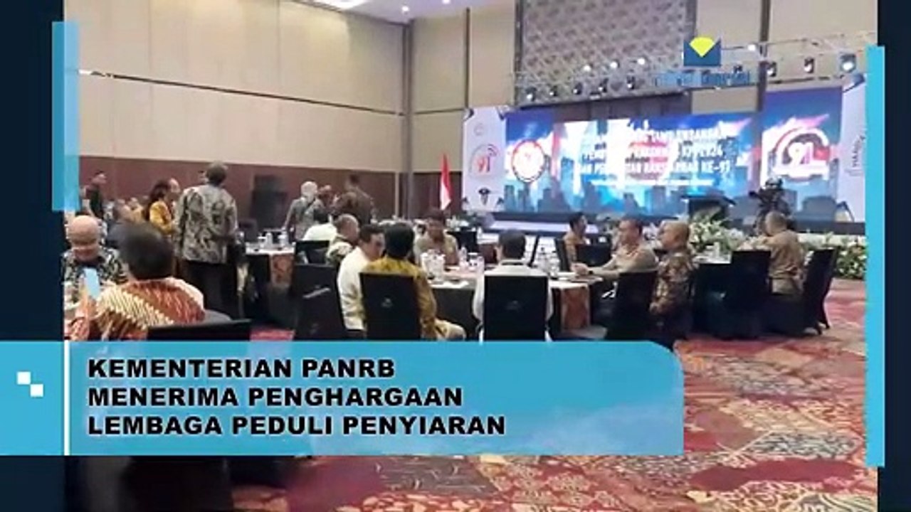 Kementerian PANRB Menerima Penghargaan Lembaga Peduli Penyiaran