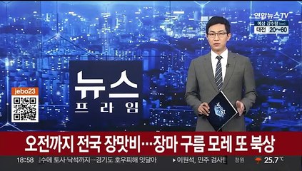 내일 오전까지 전국 장맛비…장마 구름 모레 또 북상