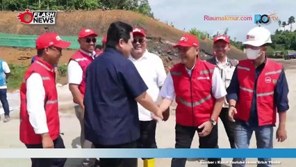 Menteri BUMN Erick Thohir Tinjau Pembangunan Training Center di IKN