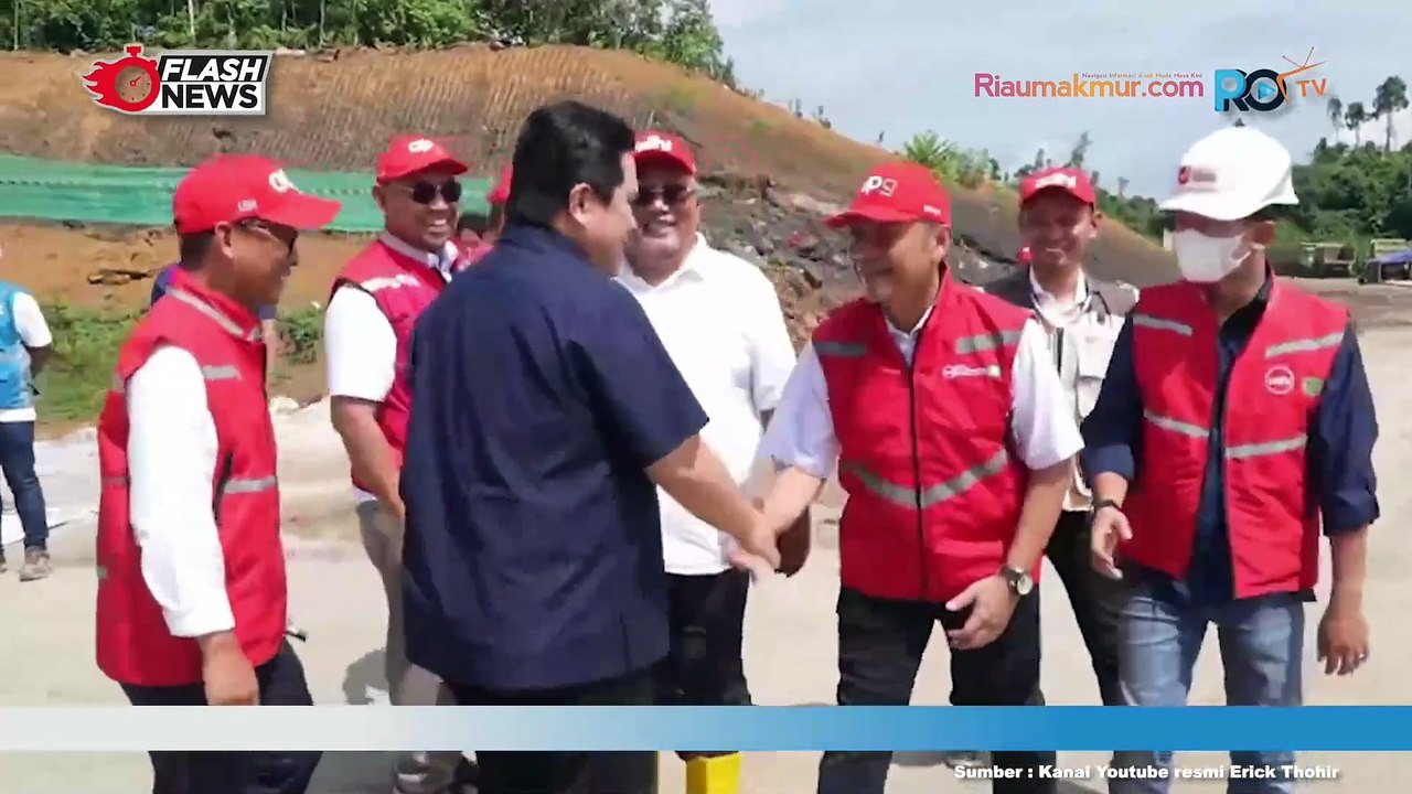 Menteri BUMN Erick Thohir Tinjau Pembangunan Training Center di IKN