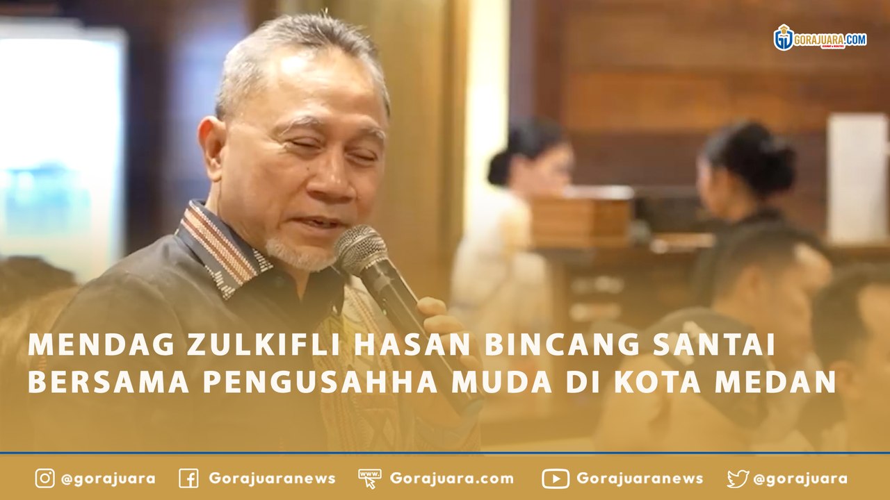 MENDAG ZULKIFLI HASAN BINCANG SANTAI BERSAMA PENGUSAHHA MUDA DI KOTA MEDAN