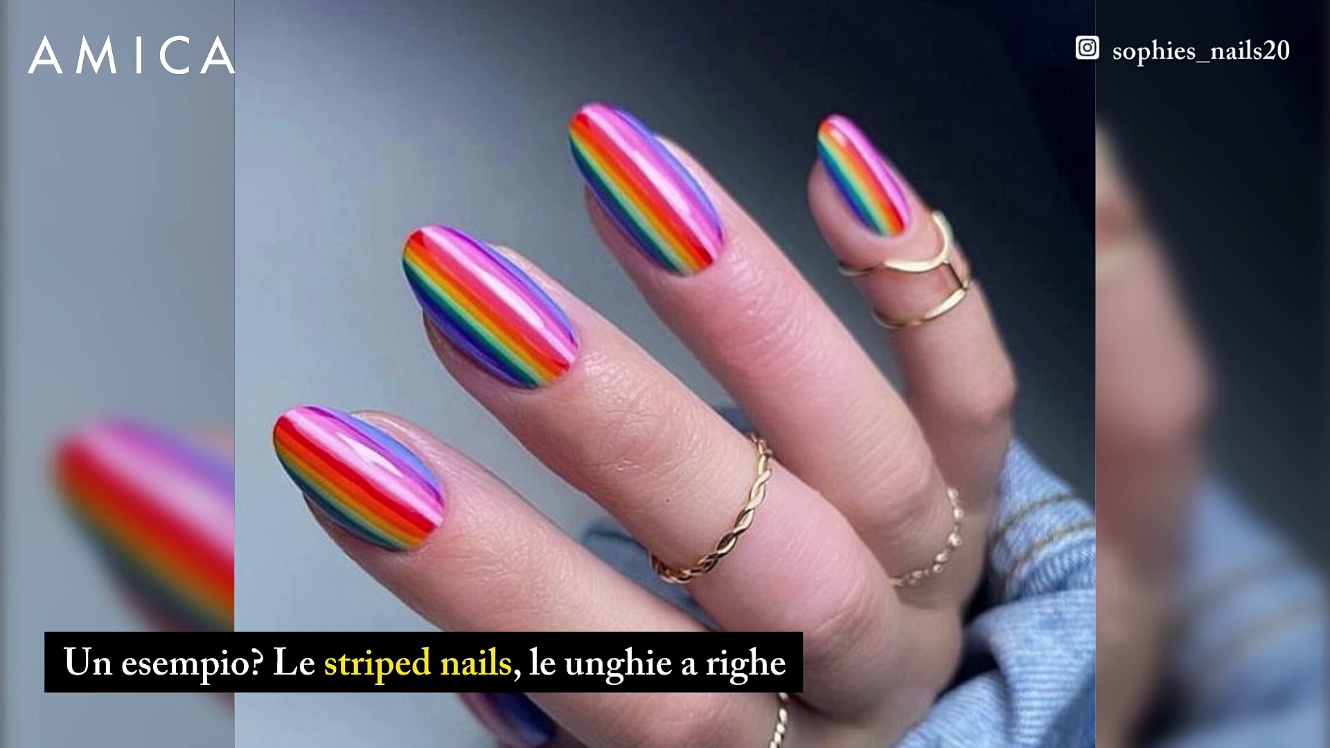 Video Striped nails, unghie a righe per l’estate