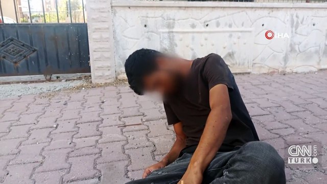 Madde bağımlısı gencin içler acısı hali kamerada