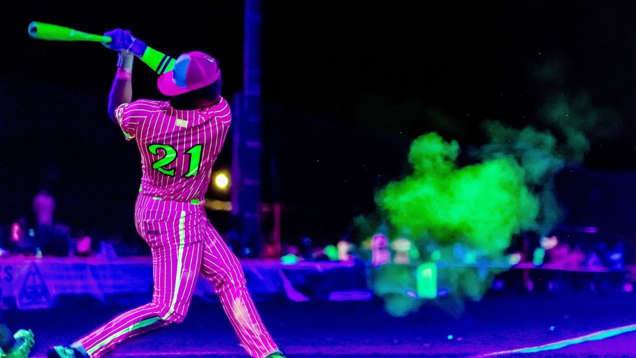 Eye-popping new sport taking America by storm - Cosmic Baseball