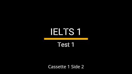 IELTS 1 Listening Test Cc