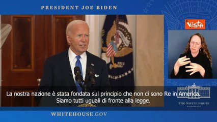 Biden su immunit? Trump: "Non ci sono Re in America. Nessuno al di sopra della legge"